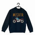Biker Travel Travel MUSAFIR ENGLISH - WITH BIKE UNISEX HOODIE Sweatshirts